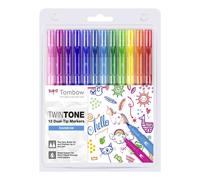 Tombow Marqueur TwinTone Rainbow 0,3/0,8 (12)