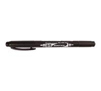 Tombow Feutre MONO Twin, base huile, double pointe fine et épaisse, noir
