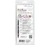 TOMBOW Peintre double fibre "Dual Brush Pen ABT" nuances de gris 12 crayons