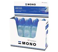 Tombow PT-WTC-10P Colle liquide à base d'eau à deux extrémités et adhésif transparent
