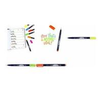Tombow Stylo de calligraphie Fudenosuke, rouge fluo G
