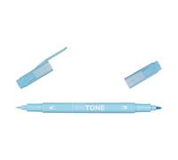 Tombow TWINTONE-73 - Feutre double pointe couleur bleu ciel
