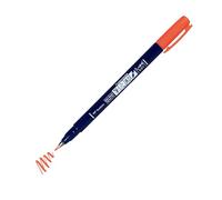 Tombow WS-BH94 Feutre brush Fudenosuke Néon Rouge, Pointe Dure