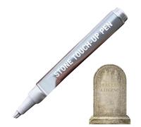 Tombstone Paint Marqueur de retouche avec inscription pierre dorée | Stylo de peinture commémoratif pour cimetière extérieur, église, jardin, pierre tombale, granit, marbre, calcaire