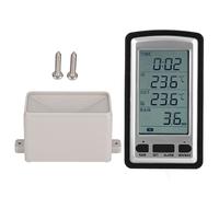 Tomedny Pluviomètre numérique d'extérieur sans Fil avec thermomètre | Pluviomètre électronique, pluviomètre avec thermomètre et récepteur réutilisable pour jardin intérieur et extérieur