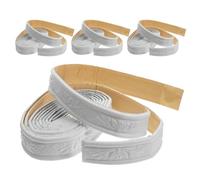 TOMETURE 4 Rouleaux Bordure Adhésive Murale en Pvc Blanc 4 Rouleaux 5cm Large, Moulure Autocollante Résistante la Décoloration pour Protection et Décoration Intérieure