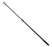 TOMETURE Baguette de Store Vertical et Design Télescopique Ajustable en Alliage D'aluminium Noir, Tige de Tirage Pratique et Moderne pour Fenêtre Fonctionnement Facile