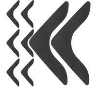 TOMETURE Bande Antidérapante Noire pour Tapis en Écume, Adhésive Forte et Réutilisable, Lot de 8 Pièces, pour Planchers de Bois Franc