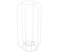 TOMETURE Cadre Abat-jour Armature Résistante Facile à Monter en Métal Blanc Élégant pour Lampe de Table Diy pour Décoration Intérieure Raffinée