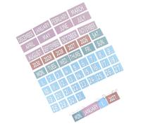 TOMETURE Calendrier à Feuilles Interactif Outil D'apprentissage Rentrée Scolaire 2029 Facile à Installer en Papier Autocollant et Plastique, Classe Maison