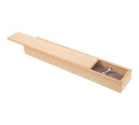 TOMETURE Coffret à Pinceaux de Calligraphie Cadeau de Marron, Robuste et Élégant, Design Délicat, Maison Bureau pour Étudiants