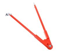 TOMETURE Compas pour des cercles 40X150 CM en plastique orange, outil polyvalent de traçage circulaire pour artisans menuisiers en travail du bois