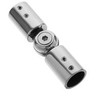 TOMETURE Connecteur coudé pour Tringle à Rideaux d'angle en Alliage de Zinc, Joint Universel sans bavure pour Rideaux de fenêtre, Usage intérieur - Maison