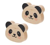 TOMETURE Crochet Mural en Bois Pratique sans Perforation Lot de 2pcs pour Chapeaux et Vêtements Décoratif Cuisine et Bureau