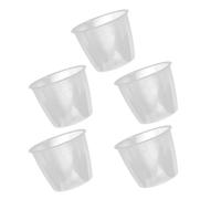 TOMETURE Doseur cuiseur à riz 5 pièces 160 ml en plastique transparent avec échelle précise, gobelet mesureur pour farine de riz et cuisine Réutilisable