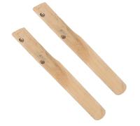 TOMETURE Lot de 2 Poignées en Bois pour Casque de Soudage Portatif, Résistance la Chaleur et Installation Rapide, pour Travaux en Atelier de Soudage