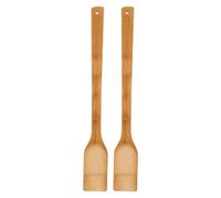 TOMETURE Lot de 2 spatules de Fermentation en Bambou de 60,5 cm (23,8 Pouces), spatules à Long Manche, mélangeur en Bois Naturel pour Le Brassage Maison, Le dégazage du vin, Le moût et