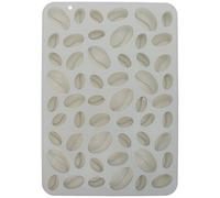TOMETURE Moule en silicone à grains de café, moule à chocolat à 54 cavités pour la décoration de gâteaux et de friandises, plaque de cuisson antiadhésive pour fondant, savon et desserts.