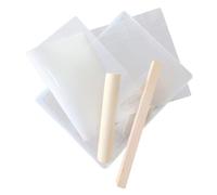 TOMETURE Moule Nougat Réutilisable en Plastique et Bois Plaque de Cuisson Antiadhésive pour Pâtisserie Diy, Kit pour Fabrication de Nougat et Chocolat