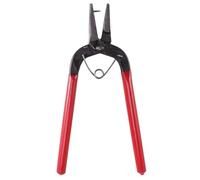 TOMETURE Pince à Bec Effilé en Acier au Carbone Rouge, Haute Dureté et Ténacité, Outil Manuel pour Perforer Trous Selles et Papier
