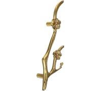 TOMETURE Poignée de Tiroir en Laiton Forgé 150x42x25 Mm Bouton Petit pour Placard et Commode Ambiance Campagne