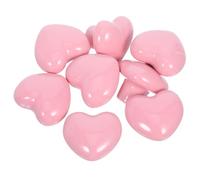 TOMETURE Poignées de Tiroir avec Vis Installation Facile 8pcs en Céramique Forme de Cœur Rose Décor Adorable pour Commode Chambre D'garçon et Filles