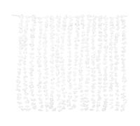 TOMETURE Rideau De Guirlande De Fleurs Blanc pour Décoration De Mariage Extérieur avec Installation Facile Et Design Polyvalent pour Fond Mural Scène