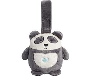 Tommee Tippee Mini peluche d’aide au sommeil nomade rechargeable de Tommee Tippee avec sons et berceuses, Pippo le Panda, Petit