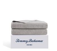 Tommy Bahama Lot de 2 draps de Bain en Coton très absorbants, résistants à la décoloration et à la décoloration, Gris Pacifique Nord