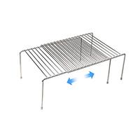 Tomorotec Étagère de rangement en acier inoxydable peu encombrante, 12,8 à 22,8 pouces, argenté, facile à installer, design polyvalent