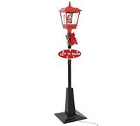 Tomostar Lampadaire de Noël, Lanterne Décoration de Noël avec Père 180 cm LED