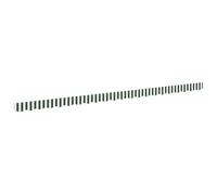 Tomostar Tissu de Remplacement de Cantonnière d’auvent, Lambrequin pour Store Toile de Remplacement Bandeau Banderole Store Banne de 5 m Vert et Blanc 4,8x0,2 m