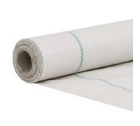 Tomostar Toile de Paillage, Géotextile de Paillage Contre Les Mauvais Herbes Toile Bâche Anti Mauvaises Herbes Blanc 2x10 m PP