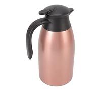 Tomotato 2L Carafe à Café Isotherme en Acier Inoxydable, Technologie Isolation sous Vide avec Bec Verseur, Distributeur de Boissons Chaudes et Froides pour Maison, Bureau, Voyage(Or rose)