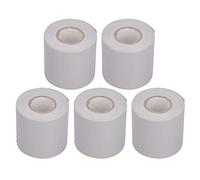 Tomotato 5 Pièces Ruban d'Emballage de Tuyau, 6cm/2,4in Largeur Ruban de Tuyau de Climatiseur PVC Résistant à l'Huile Rubans de Protection de Tube pour les Travaux de Réparation Fixation (Gris)