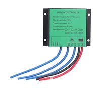 Tomotato Contrôleur de Charge PWM pour Générateur Éolien, Régulateur de Puissance Basse Tension 100W-400W 12V/24V, Boîtier Alliage, pour Système de Production d'Énergie Domestique (20A)