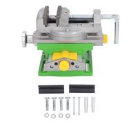Tomotato Cross Slide Drill Press Vise, étau XY multifonctionnel 0-77mm pour fraisage, déplacement fluide, construction robuste en acier allié