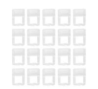Tomotato Nivellette de Carrelage, 20 Pièces Système de Nivellement Base 2mm pour Installation Rapide de Céramique, Clip Calepinage pour Sol et Mur