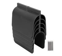 Tomotato Outil Repère Boîte Électrique 5 Pièces Avec Pointe Inox Pour Placo (Noire)