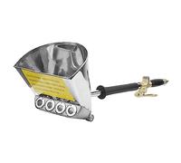Tomotato Pulvérisateur de Mortier Pneumatique, 4 Jets Multifonctionnel, Pistolet à Ciment Machine à Crépir Texture Murale Stuc Portable avec Trémie pour Peinture Murale Rénovation Maison
