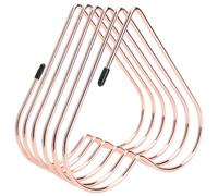 Tomotato, Range livres télescopique pour bureau, support de dossier pliable en métal, organiseur de fournitures artisanales, pour rangement de livres et documents (Or Rose)