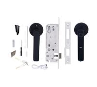 Tomotato Serrure Intelligente à Empreinte Digitale, Déverrouillage par Code PIN et Identification Biométrique à Semi conducteurs pour Portes d'Hôtel Bureau Appartement Intérieur