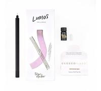 Tom's Studio Lumos Pro Single Tip (noir mat) | Feutre fin, écriture et pinceau rechargeable | Livré avec 11 pointes, échantillon d'encre noire profonde de 3 ml et 1 réservoir d'encre