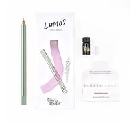 Tom's Studio Lumos Pro Single Tip (Sage) | Feutre fin, écriture et pinceau rechargeable | Livré avec 11 pointes, échantillon d'encre noire profonde de 3 ml et 1 réservoir d'encre