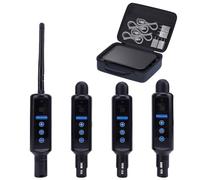 Tomshine Kit Contrôleur DMX 512 Sans Fil, 1 Émetteur & 3 Récepteurs à Batterie, Système 2.4G Tactile, 20 Groupes, XLR 3 Broches pour DJ Scène Soirée Club, avec Boîte de Transport