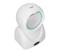 Tomvorks Scanner de Code QR de Bureau Haute Précision, Lecteur USB à Décodage Rapide pour Centres Commerciaux et Supermarchés, fabriqué en ABS Durable (Blanche)