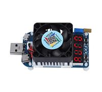Tomvorks Testeur de Tension de Résistance Charge électronique USB avec Usurpation Intelligente et Affichage LED pour une Charge Rapide - 35 W, Bleu, 84 X 41 X 28 Mm