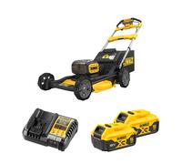 Tondeuse 2 x 18V DCMWSP156N-XJ + 2 batteries 18V 5 Ah + 1 chargeur DCB1104-QW DEWALT