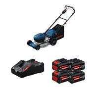 Tondeuse 2 x 18V GRA 18V2-46 SP + 4 Batteries EXPERT 8 Ah + 1 Chargeur EXAL18V-160 BOSCH