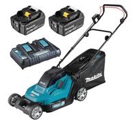 Tondeuse 36V (2X18V LXT) 43 cm - MAKITA - 2 Batteries 18V 5Ah - chargeur double